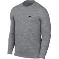 Nike Herren Langarm Oberteil Dri-Fit Uv Hyverse, Smoke Grey/Htr/Black, FB8583-084, 2XL