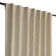 Linen Flax Tab Top Curtains, Farmhouse Cotton Curtains, Curtain 2 Panel Set -50x108 Natural Curtains, Reverse Window Panels, Curtain Drapes Panels, Bedroom Curtains, Stripe Curtain Set of 2