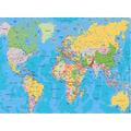 ALKOY 1000 Piece World Map Puzzle, Colorful Puzzles, Psychedelic Games, Challenge Puzzles, Educational/Map/4000Pcs