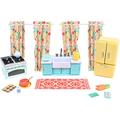 Sunny Days Entertainment Honey Bee Acres Sweet Home Kitchen Accessories Playset, 27 Piece Set:, Blue