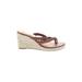 Just Fab Wedges: Brown Shoes - Women's Size 8 1/2