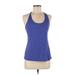 Avia Active Tank Top: Blue Activewear - Women's Size Medium