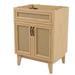 Jonathan Y Javer 24" Rattan Modern Farmhouse 2-Shelf Bath Vanity Cabinet Only (Sink Basin not Included) | 33 H x 23 W x 18 D in | Wayfair VAN1009A