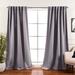 Ebern Designs Bantam Solid Blackout Thermal Rod Pocket Curtain Panels Polyester in White | 52" W x 120" L | Wayfair