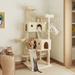 Archie & Oscar™ Filey 65.7" H Cat Tree Manufactured Wood in White | 65.7 H x 44.5 W x 28.3 D in | Wayfair F98A2E9F9C0143548FA7E88F148359BC