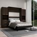 Ebern Designs Soterios Murphy Bed Wood in Black | 81.5 H x 84 W x 90 D in | Wayfair 61138EDF015B45E7B97CD9B28B679C33