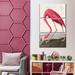 Bay Isle Home™ American Flamingo On Canvas 3 Pieces Set Canvas in Brown | 38 H x 24 W x 1.25 D in | Wayfair DA658F84772E4DE4B4BA3B785A70244D