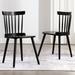 Gracie Oaks Aleksandur Slat Back Side Chair Dining Chair Wood in Black | 33.3 H x 17.4 W x 19.7 D in | Wayfair A4821F896E8D4FD58E454932A6F66F78