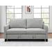 Latitude Run® Modern Fabric Loveseat Futon Sofa Couch W/Pullout Bed, Love Seat Lounge Sofa W/Reclining Backrest | 35.5 H x 68.5 W x 37 D in | Wayfair