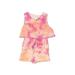 Rare Editions Romper: Pink Print Skirts & Rompers - Kids Girl's Size 6