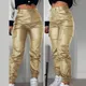 Pantalon de moto pour femme taille haute élastique lisse et respirant hanches flatteuses