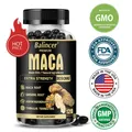 Capsule di radice di Maca organiche-con Ginseng Ashwagandha Tribulus Terrestris-massa muscolare