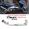 Silenziatore di scarico moto fuga sistema completo Slip On per Yamaha Tmax t-max 500 530 Tmax530