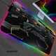 RGB Aorus Muster Maus Pad Schreibtisch Pad Anime Kühle Maus Pad HD Druck Computer Gamer Locking Rand