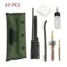 10 PCS AR15 M16 Gewehr Pistole Reinigung Kit Set für Gewehr. 22 22LR .223 556 Gun Reinigung Stange