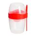 Portable Breakfast Oatmeal Cereal Nut Yogurt Salad Cup with Fork Spoon Double Layer Large Capacity Soy Milk Cup Household Supplies