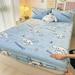 Sanrio Mymelody Kuromi Cinnamoroll Milk Fleeced Bed Head Single Sheet Cartoon Children s Bed Cover Nonslip Mattress Cover Female