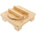 Wooden Wok Holder Multi-function Stone Pot Rack Reusable Pan Rack Pot Base Accessory