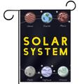 the Solar System Planet Pattern Garden Banners: Outdoor Flags for All Seasons Waterproof and Fade-Resistant Perfect for Outdoor Settings