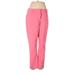 White House Black Market Dress Pants - Mid/Reg Rise Boot Cut Boot Cut: Pink Bottoms - Women's Size 6