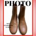 Ralph Lauren Shoes | Lauren Ralph Lauren Tan Rylee Burnished Leather Slip-On Sneaker Size 9 Nwob | Color: Brown | Size: 9