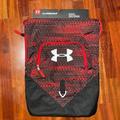 Under Armour Bags | New Under Armour Sackpack Draw String Bag Ua Undeniable | Color: Black/Red | Size: Os