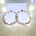 Michael Kors Jewelry | Michael Kors Hoop Earrings | Color: Gold | Size: Os