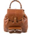 Gucci Bags | Authentic Gucci Brown Leather Mini Bamboo Backpack Gold-Tone Hardware | Color: Brown | Size: Small