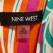 Nine West Dresses | Final Price Nwt Nine West Multi-Colored Foliage Print Sleeveless V-Neck Dress 10 | Color: Green/Orange | Size: 10