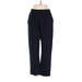 Lands' End Casual Pants - High Rise: Blue Bottoms - Women's Size Medium Petite