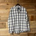 American Eagle Outfitters Shirts | American Eagle Nwot Mens Plaid Button Down Shirt Large Blue White | Color: Blue/White | Size: L