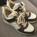 Michael Kors Shoes | Michael Michael Kors Optic White/Brown Georgie Trainers | Color: Brown/White | Size: 7