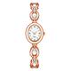 ADSBIAOYE Elegant Pearl Women's Dress Watch Fashion Oval dial Watch Gift Women's Watch Waterproof Watch, Rose gold, Fashion