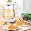 Kettles, 1.8 L Glass Electric Kettle Fast Boil Kettle Cordless Bpa Free Water Boiler with Stainless Steel Inner Lid & Bottom,Teapot Auto Shut Off and Boil Dry Protection 1500W hopeful