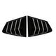 NAKEAH Window Louver Cover For M/azda 3 Axela Sedan 2022 Gloss Black Car Rear Louver Side Window Louver Vent Cover