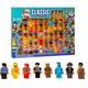 BONAFIDE Classic Figure Collection 40pk, Includes a builder, doctor, astronaut and more, Xmas Birthday Gifts For Kids - Classic Blue