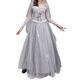 Trailrest Halloween Pyjamas Halloween Costume Women's Witch Costume Women's Fancy Dress Skeleton Vintage Cocktail Dress Women's Elegant Dress Festive Women's Knee-Length Dress Teen