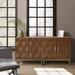 Willa Arlo™ Interiors Balzer Modern 32" Tall 2-Door Accent Cabinet Wood in Brown | 32 H x 31.5 W x 15.7 D in | Wayfair