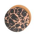 Mercer41 Casimir Placemats Dining Table Mat Table Decor Washable Nonslip Marble Round 15 X 15 Cork in Black | Wayfair