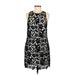 Banana Republic Casual Dress - Shift Crew Neck Sleeveless: Black Dresses - Women's Size 6