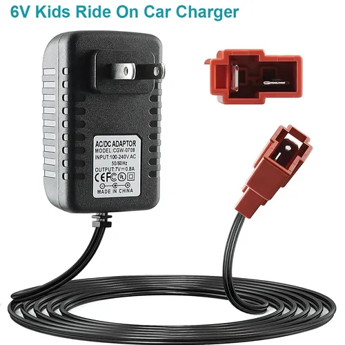 6 Volt 1a Kinder Auto ladegerät SL06-04-06E 6 V Elektroauto Reiten Spielzeug Batterie Netzteil