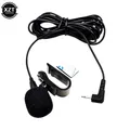 Professionisti Microfono audio per auto Clip da 2,5 mm Spina jack Microfono stereo Mini microfono esterno cablato 2 poli Mono per radio DVD automatica