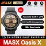 [2024 Weltpremiere] Masx Oase x Premium GPS Smartwatch Alexa Ultra HD Display eingebaute GPS HiFi