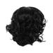 vebyrgF Hairpiece Women s Wigs Female Curly Africa Wig Short 30cm Black Wigs Hair Wigs wig
