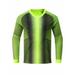 iiniim Kids Soccer Jersey Boys Goalkeeper Shirt with Chest Elbow Pads Compression Undershirt Football Training Size 5-14 Fluorescent Green 9-10