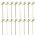 100 Pcs Disposable Fruit Stick Bamboo Picks Bbq Accessories for Grill Skewers Convenient Food Portable Cocktail