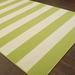 Carson Carrington Style Haven Sonderso Indoor/ Outdoor Stripe Area Rug Lime Green/Ivory 2 5 x 4 5 3 x 5 Accent Outdoor Indoor Entryway Patio