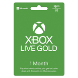 Xbox Live Gold 1 month [Physical Card]