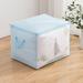 Storage Bins ZKCCNUK Non-woven Clothes Quilt Storage Bag Foldable Wardrobe Storage Toy Storage Bag Storage Box with Lids for Home Kitchen on Clearance
