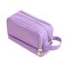 Large Capacity Pencil Bag School Cases Girl Kawaii Bag Children Pen Case Students School-Purple